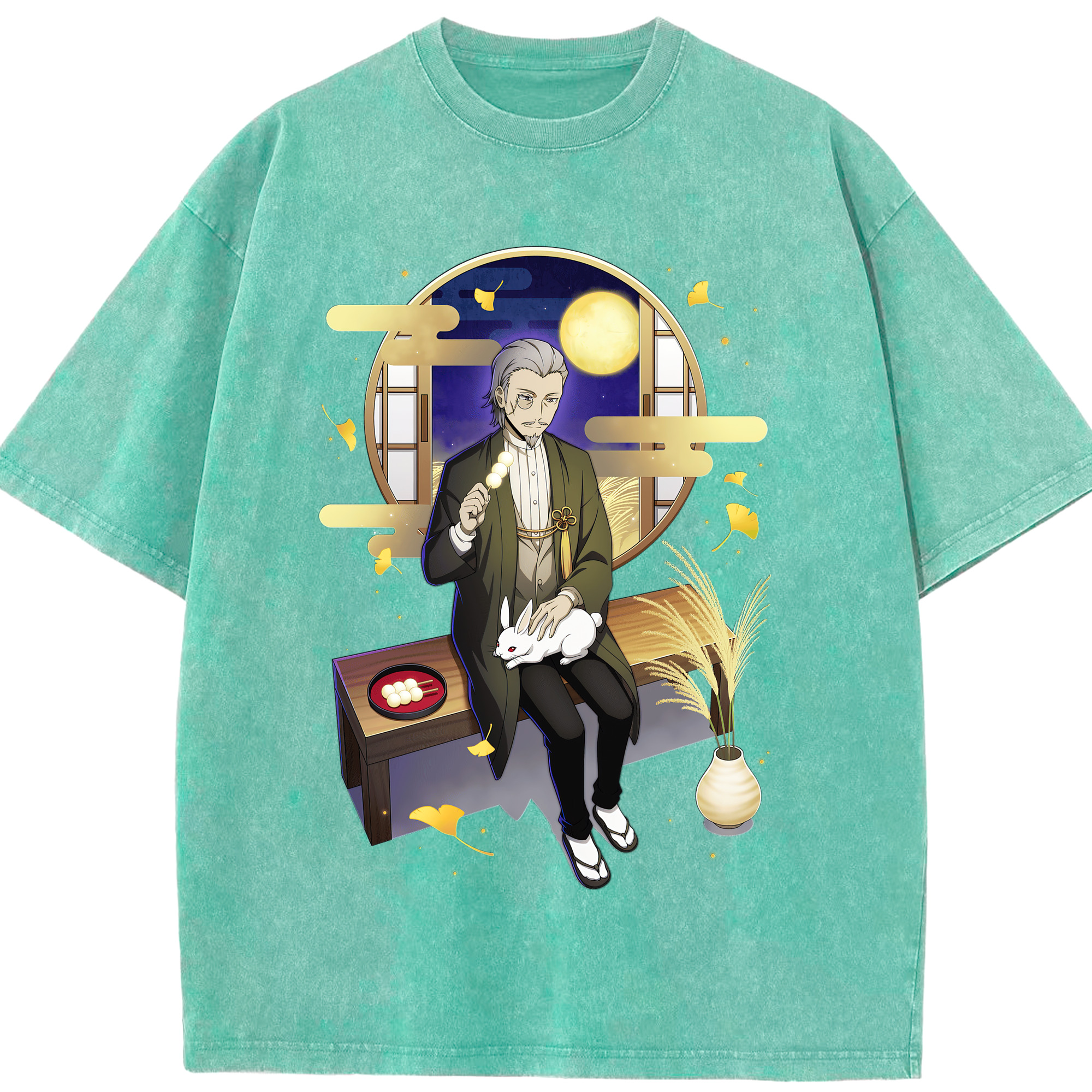 （画像用） 文豪ストレイドッグス Bungo Stray Dogs 綿100% ヴィンテージ風 半袖Tシャツ（フロントプリント）